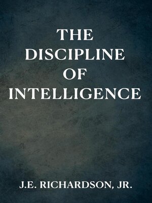 cover image of The Discipline of Intelligence